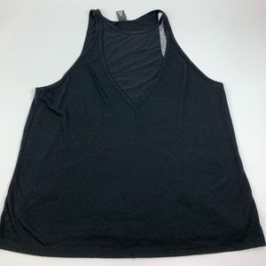Victoria Secret Sport Flowy Tank Sheer Neckline